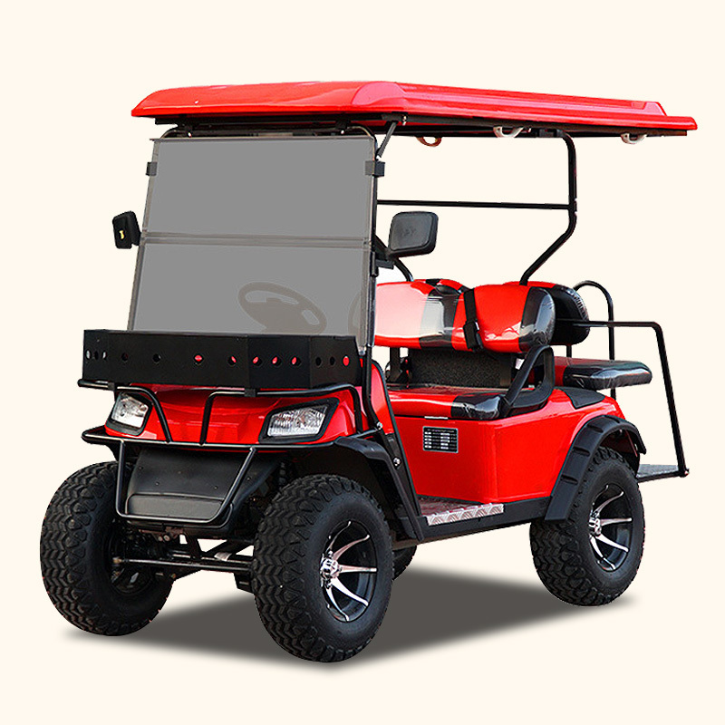 Cengo NL-JA4+2 Golf Carts Gas Powered Electric Vehicle Sightseeing Bus & Car 6-seater Golf Carts for sale Tourist Sightseeing