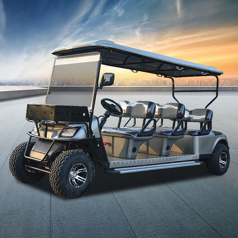 Cheap Powered Approved Zone 6 Seats Low Price Leather Electric Club Golf Carts For Sale