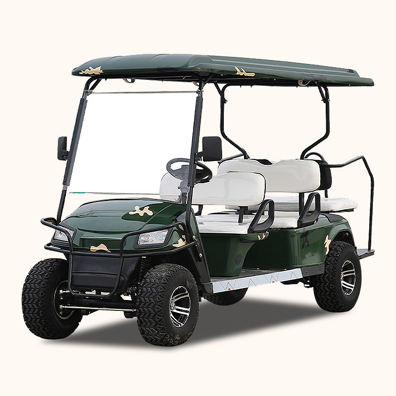 electric golf cart handicapped wheelchair 4 seats high quality LED lights Japan motor USA Controller battery Italy axle