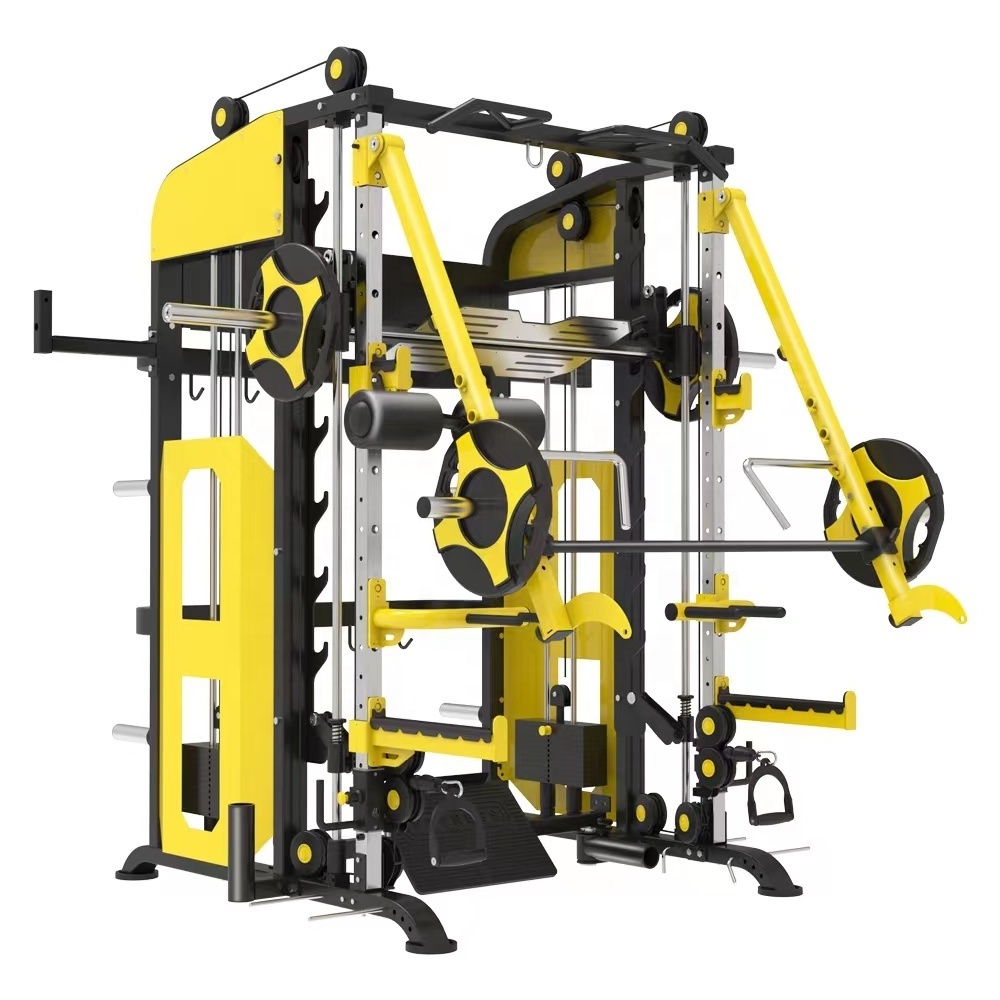 LKL Home  Gym workout Equipment  smith  machine Multi functional  Adjustable Squat Rack Smith Machine