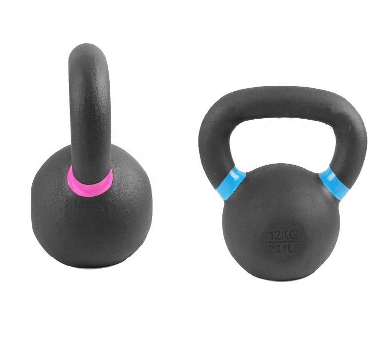 High quality Gym Home Workout Equipment Powder Coated Cast Iron Kettle bells Set