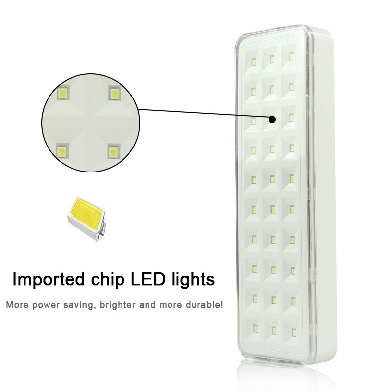 Wholesale 30 LEDs Rechargeable Dimmable Emergency Lights for Home Luz De Emergencia Led