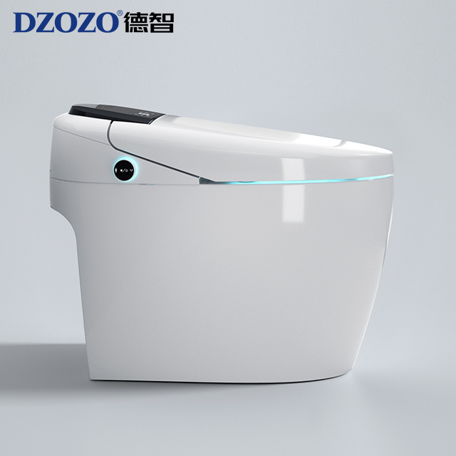 Multiple configurations modern floor mounted luxury water closet electric toilet bowl smart bathroom toilets