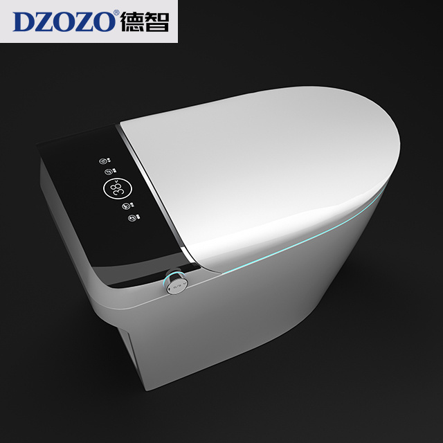 High quality woman cleaning black electric inodoros bathroom smart sanitary ware wc toilets