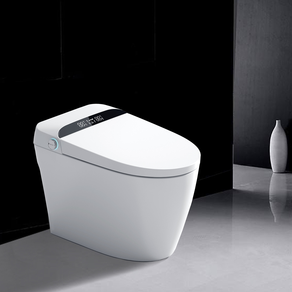 X83 Minimalist novelty concealed tank floor mounted one piece intelligent ceramic toilets smart wc toilet bowl