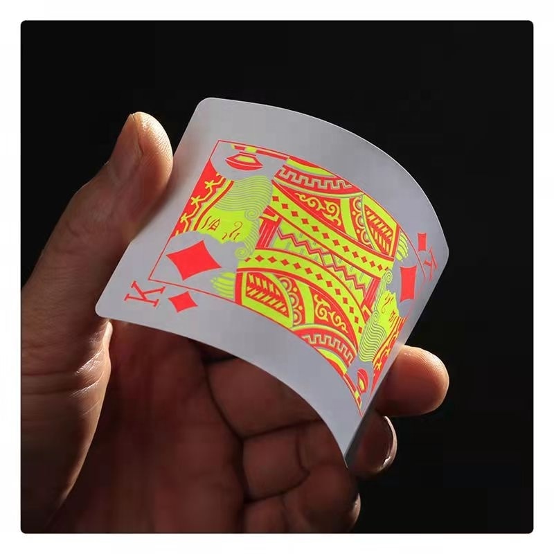 Fluorescence playing cards Customized playing cards Special craftsmanship  card customized printing