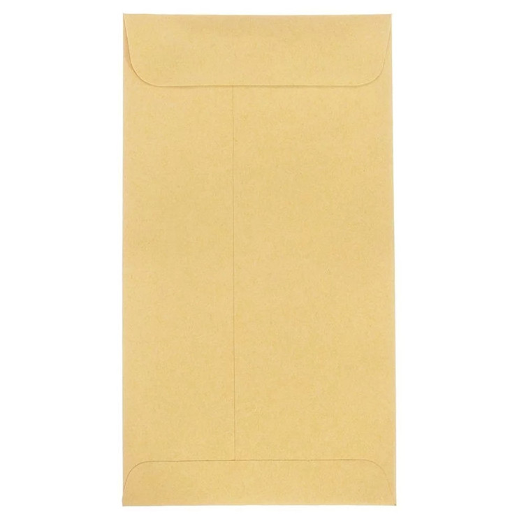 Brown Expanded Small Kraft Paper Seal Water Glue Envelope