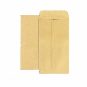 Brown Expanded Small Kraft Paper Seal Water Glue Envelope