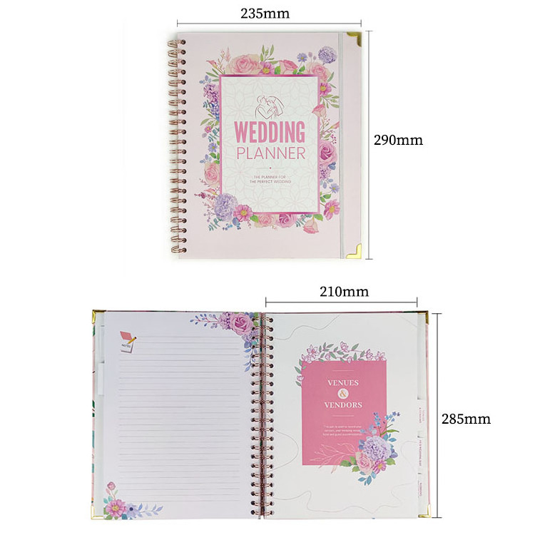 Custom  Wedding Planner Organizer Ring Binder, Miss to Mrs. Customize Wedding Planner & Organizer