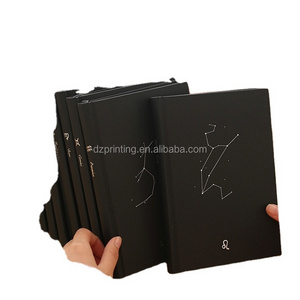 Thread Bound 12 Constellation Black Color A5 Stationary Notebooks For Promotion