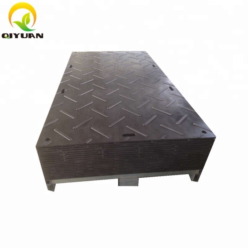 Hdpe Temporary Road Mats Durable Platforms Drilling Rig Mats Lawn Protection Mats PE Construction Polyethylene Moulding Textured