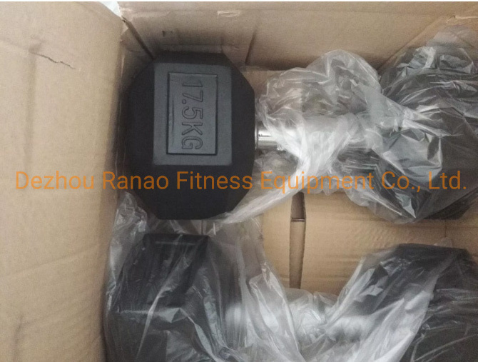 2.5kg 5kg7.5  25 50 kg  commercial hex commercial weights gym 10kg dumbbell barbell sets 40kg kg rubber hex dumbbell