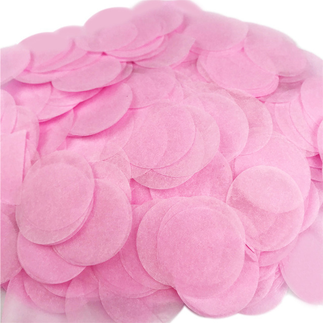 RS0923-2 rice paper confetti tissue paper confetti bulk paper confetti circles for Balloon Wedding Birthday Holiday Party