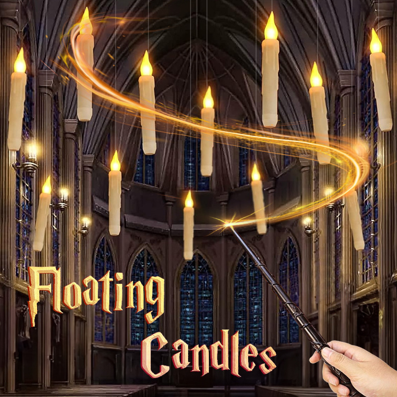 3d Magic Stick battery operated wax Waterproof led candles light Halloween flameless electronic candle