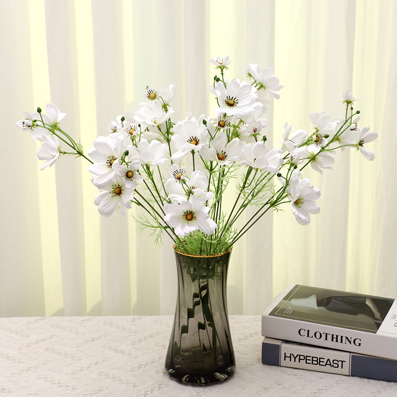 59cm Tall 6 Heads Artificial Daisy Silk Fabric Decorative Flowers for other wedding home decoration