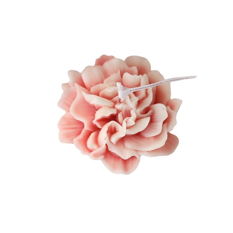 Hot Selling Soy Wax Mothers Day Candle Carnation Flower Shaped Scented Candles