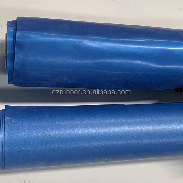 Different colour different thickness metallic latex sheet/latex sheeting/latex film