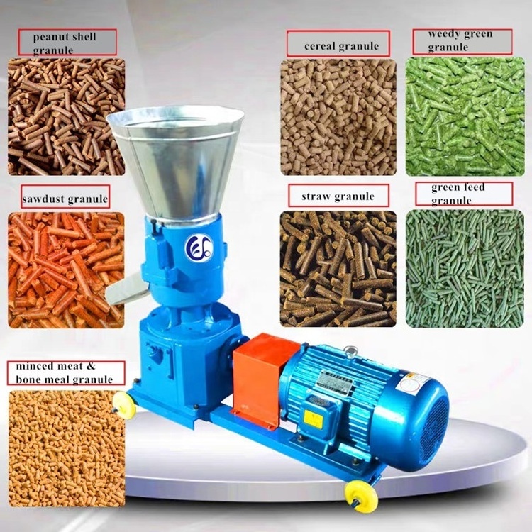 automatic dog food goat feed poultry feed pellet making machine for farm use