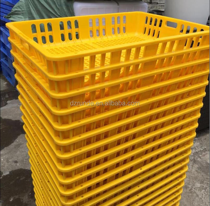 2017factory supply new plastic chicken poultry transportation cage