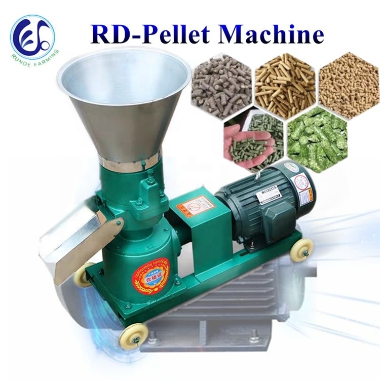 automatic dog food goat feed poultry feed pellet making machine for farm use