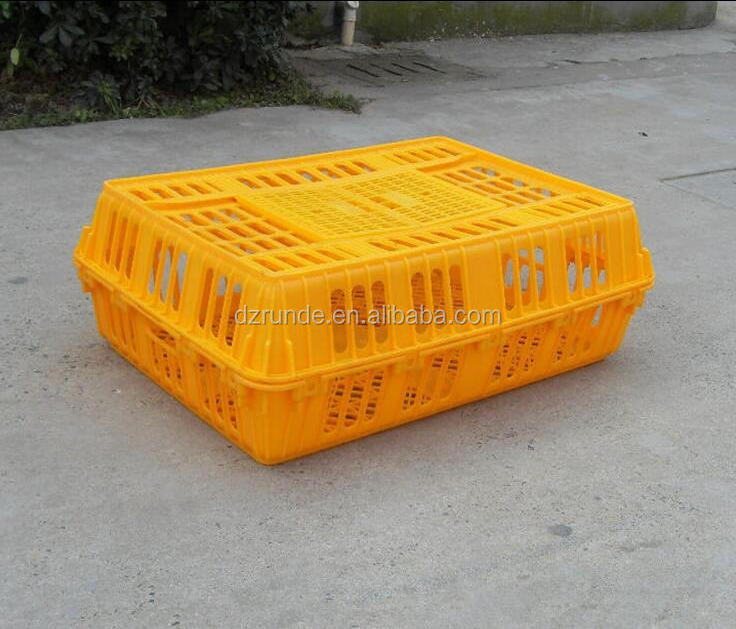 2017factory supply new plastic chicken poultry transportation cage