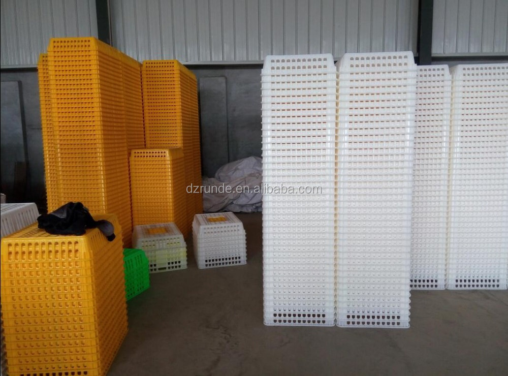 2017factory supply new plastic chicken poultry transportation cage