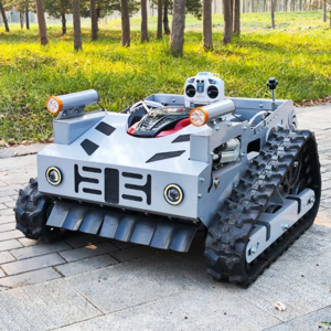 Newly designed high-selling self-propelled zero-turn cordless lightweight gasoline intelligent remote control lawn mowing robot