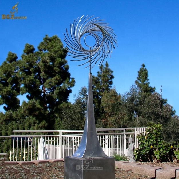 Outdoor Indoor Modern Art Metal Stainless Steel Swinging Sticks Kinetic Wind Sculpture