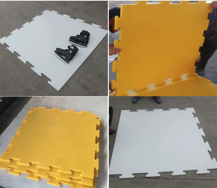 self lubricating ice hockey shooting pad/panel /Synthetic ice skating