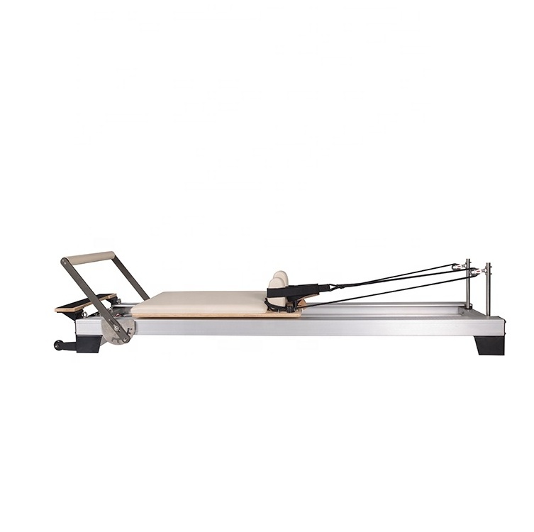 QUEENLIFE Home use yoga & pilates customized classical Low foot Aluminium Alloy pilates reformer machine