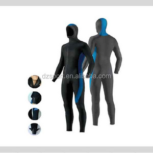 OEM Waterproof 5mm Neoprene wetsuits Man hooded scuba diving suits