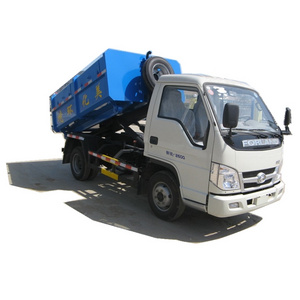 mini 2m3 hook lift garbage truck LHD/RHD used garbage truck for sale