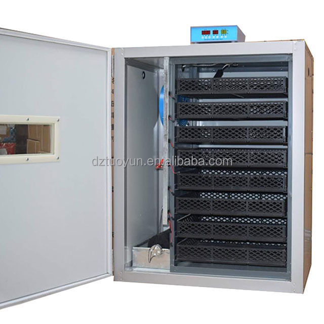 New Automatic Industrial Egg Incubator TY-N500 Wholesale China 500 Capacity 55 Electricity Power Turkey Egg Hatching Machine