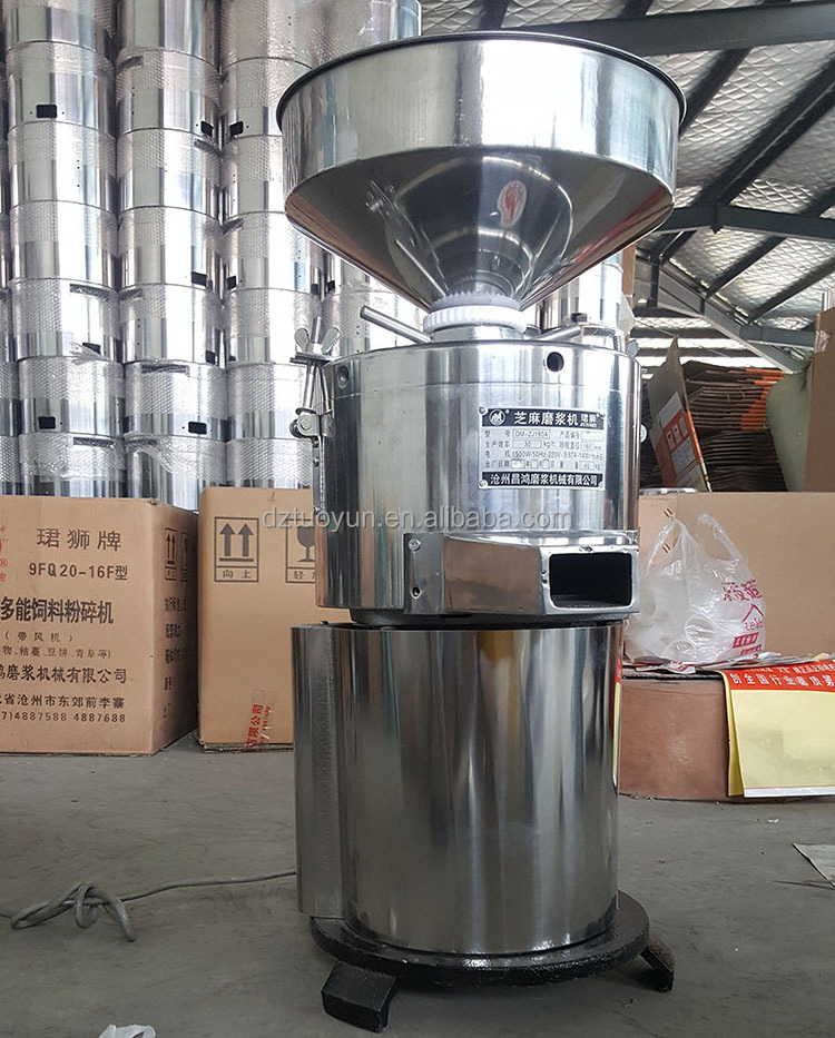 TUOYUN hot sale high quality electric peanut butter machine grinder mill