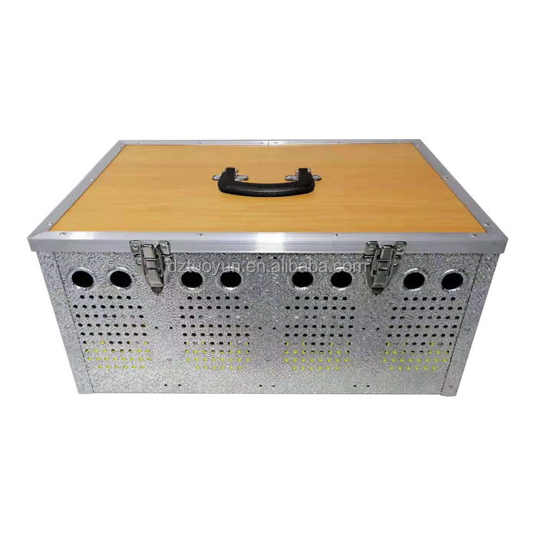 TUOYUN Best Sell Plastic Chicken Crates Transportation Metal Pigeon Cage Carrier For Pigeons