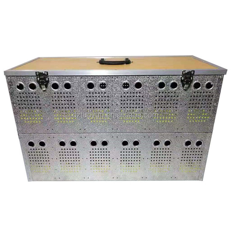 TUOYUN Factory Direct Sale Cage De Transport Pour Pigeon Birds Cages For Breeding Carrier Feed Box Pigeons