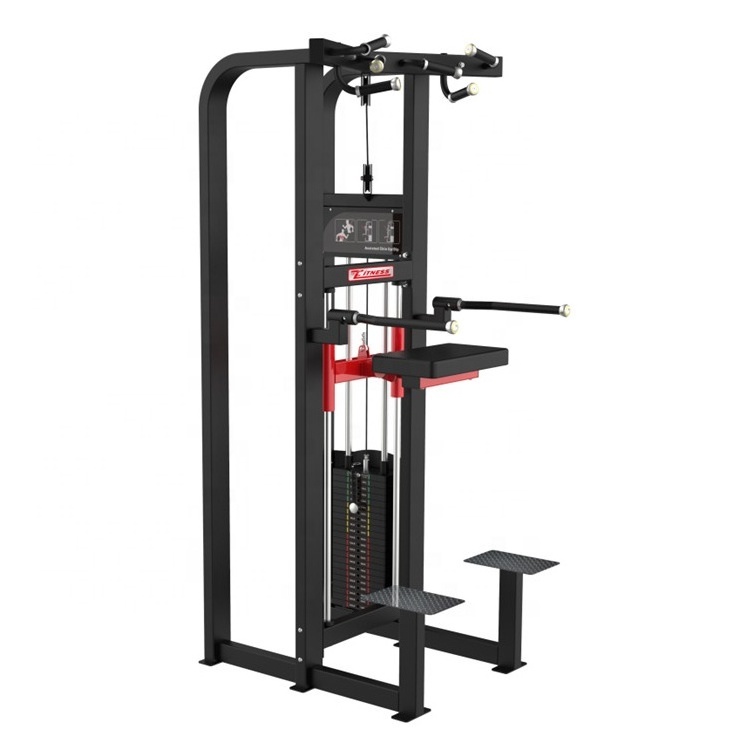 GC-5019 Assist Dip Chin machine fitness equipment cheap price pull up chin up dip weight assisted station assist machine