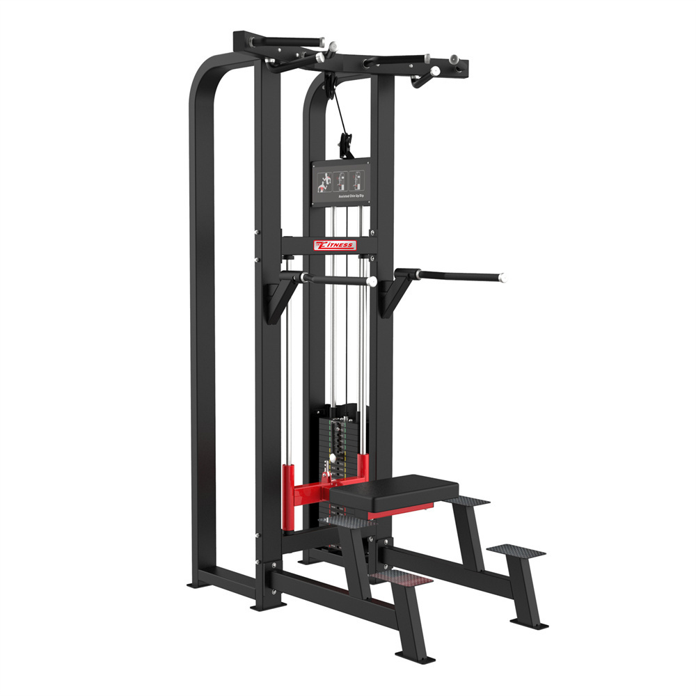 GC-5019 Assist Dip Chin machine fitness equipment cheap price pull up chin up dip weight assisted station assist machine