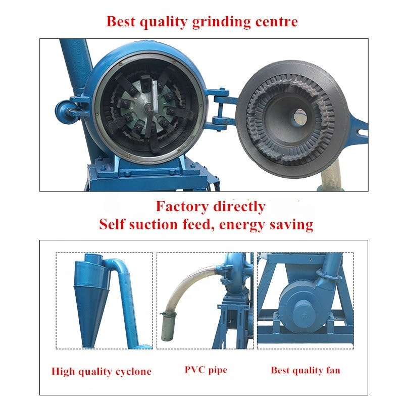 Corn Wheat Flour Mill Milling Grain Crusher Machine Wheat/Maize/Rice Grain Grinding Mill