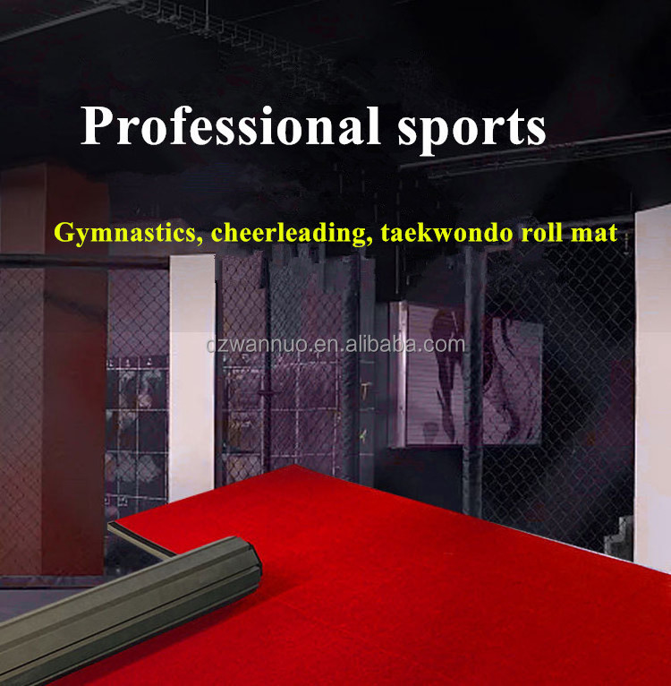 Wholesale Martial Arts Judo Training Wrestling Mats Cheerleading Floor Mats Used Bjj Vinyl Tatami Rolling Mat For Sale