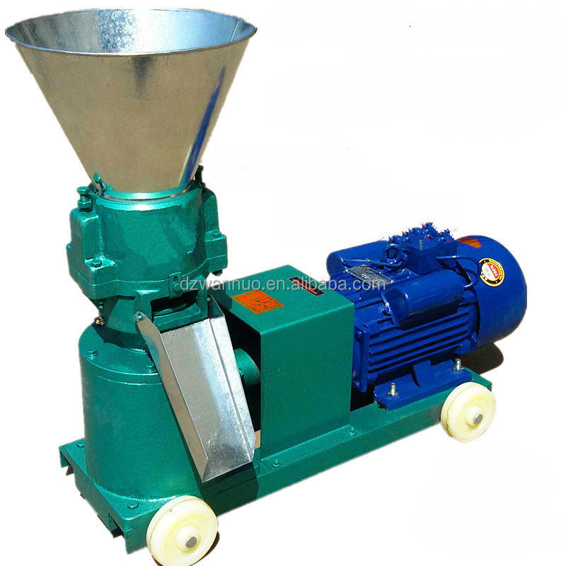 Poultry chicken feed pellet machine animal cattle food fish pig goat pellet feed making diesel mill machine for sale