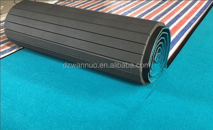 Cheap roll out judo roll up tatami jiu jitsu mats carpet wrestling mat foldable wrestling martial arts mats used for BJJ