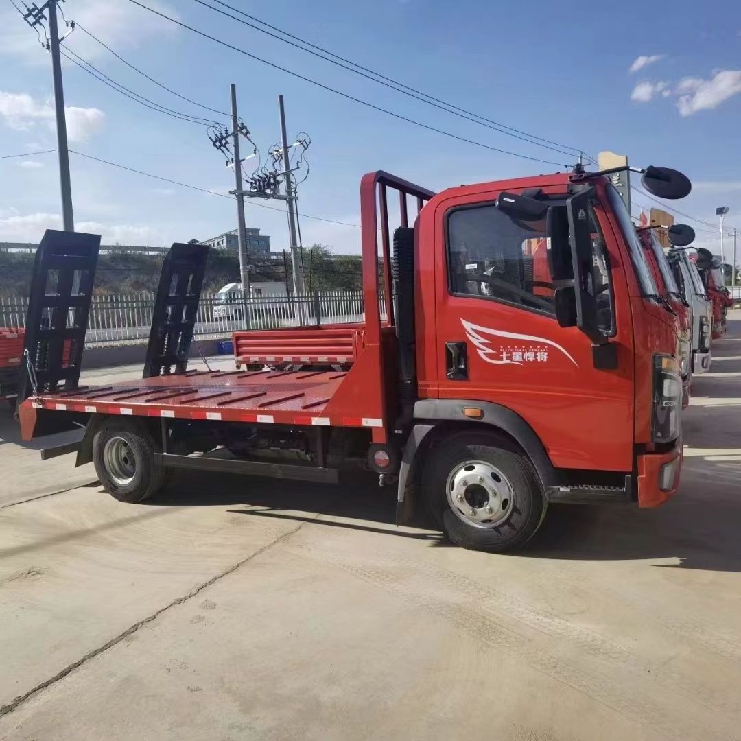 3t 4t 5 Ton Light Commercial Cargo Truck 2 Door 6 Wheels Flatbed Delivery Truck Hot Sale Transport Vehicle