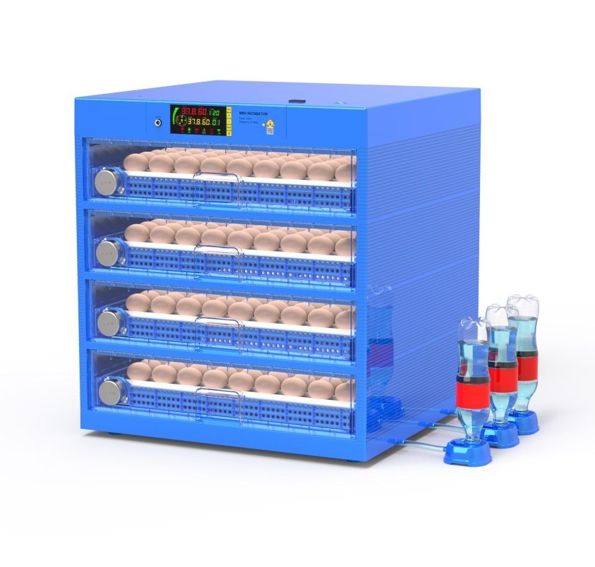 64Eggs Incubator for Hatching Eggs,Automatic Incubator with Automatic Egg Turning and Water Adding, 360 Degree View,Egg Candler