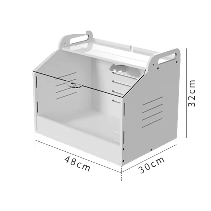 Poultry brooder warm box with thermometer incubator accessories