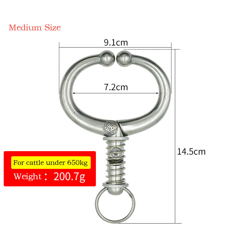 Livestock Veterinary Equipment calf cow nose ring hoop clip cattle nose ring