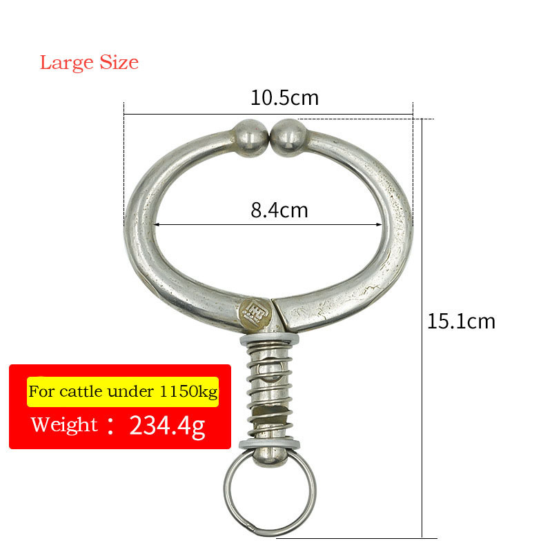 Livestock Veterinary Equipment calf cow nose ring hoop clip cattle nose ring