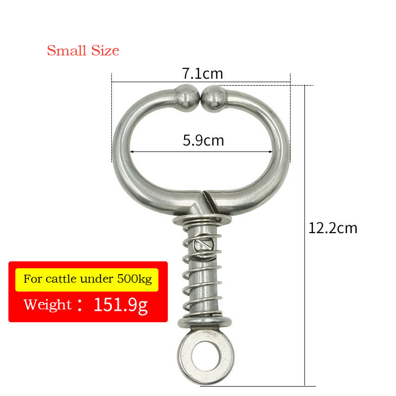 Livestock Veterinary Equipment calf cow nose ring hoop clip cattle nose ring