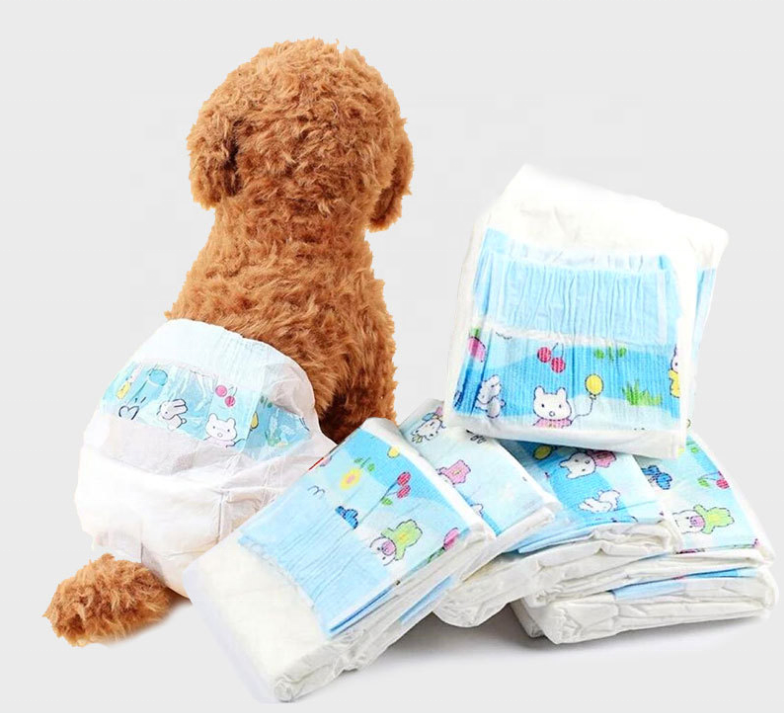 Male/Female Dog Diaper Animal Training Diaper Pet Products Dog Cat Animal Hygiene Pet Wraps Per Care Disposable Pet Diaper