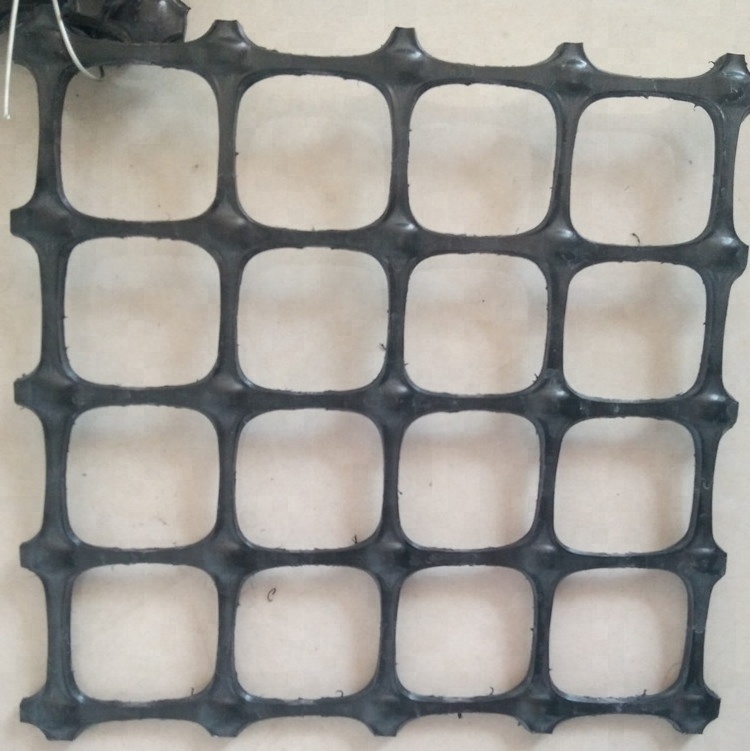 high tensile strength plastic PP biaxial geogrid